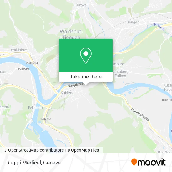 Ruggli Medical map
