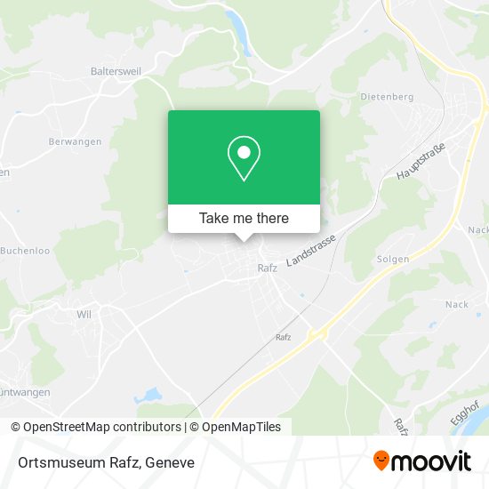 Ortsmuseum Rafz map