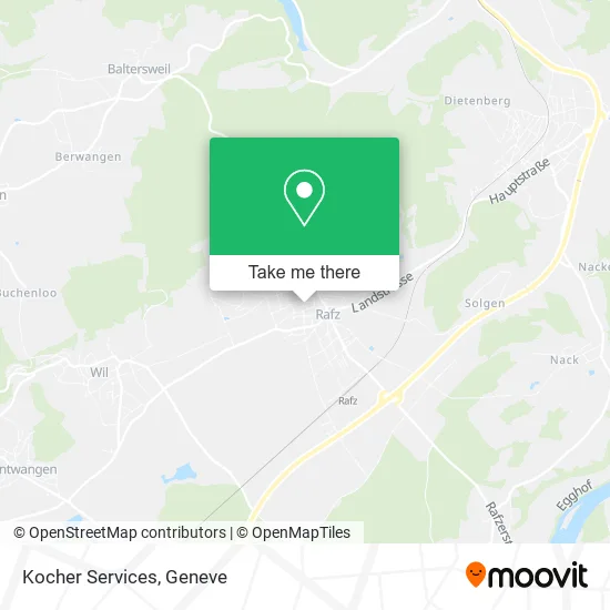 Kocher Services map