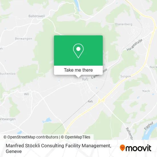 Manfred Stöckli Consulting Facility Management map