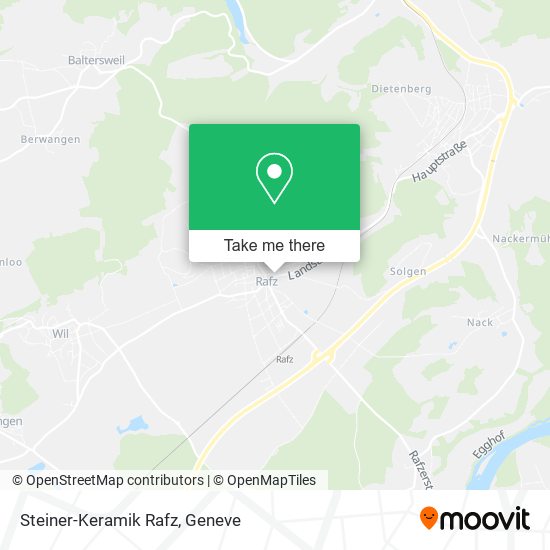Steiner-Keramik Rafz map