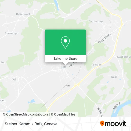 Steiner-Keramik Rafz map