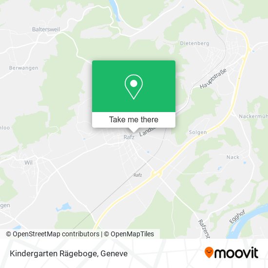 Kindergarten Rägeboge map