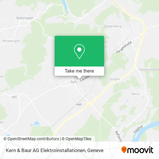 Kern & Baur AG Elektroinstallationen map