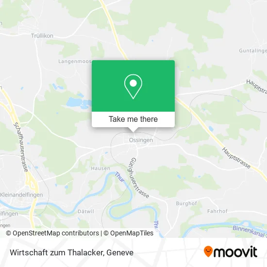 Wirtschaft zum Thalacker map