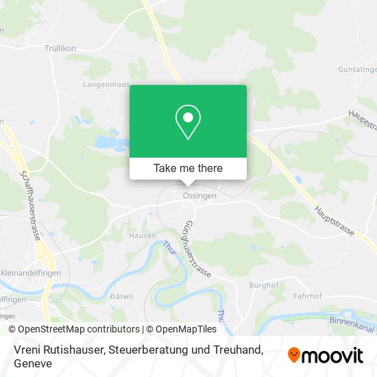 Vreni Rutishauser, Steuerberatung und Treuhand map