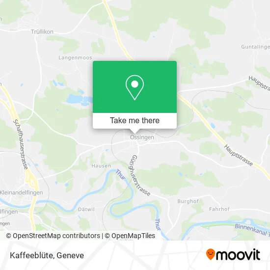 Kaffeeblüte map
