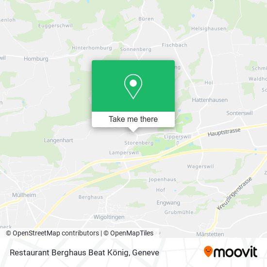 Restaurant Berghaus Beat König map