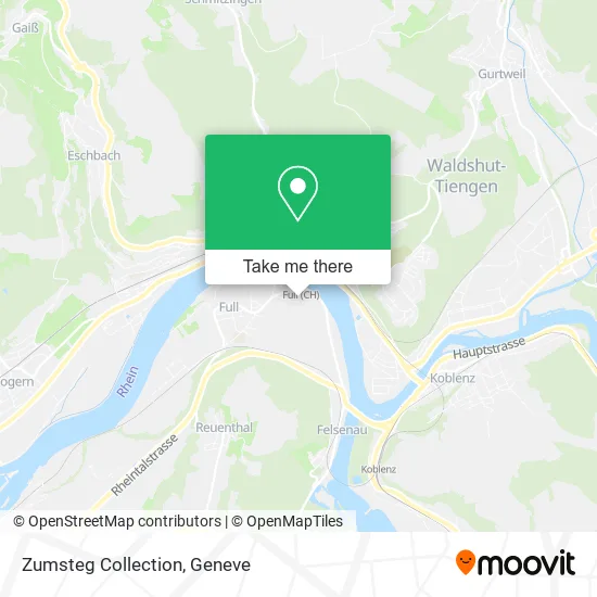 Zumsteg Collection map