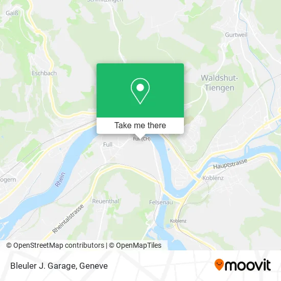 Bleuler J. Garage map