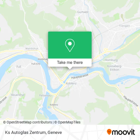 Ks Autoglas Zentrum map