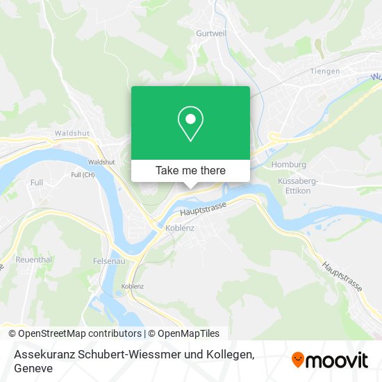 Assekuranz Schubert-Wiessmer und Kollegen map