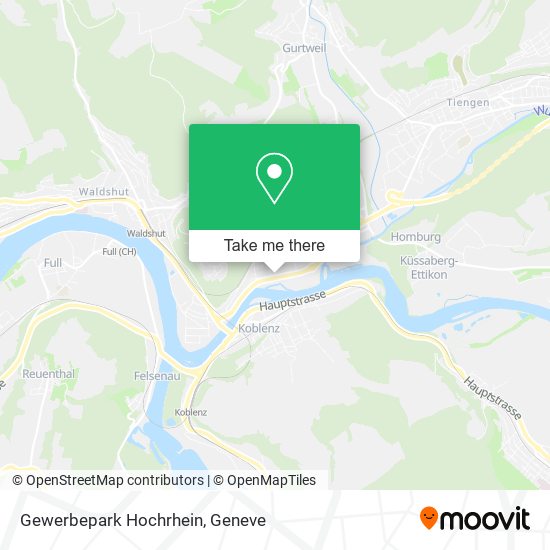 Gewerbepark Hochrhein map
