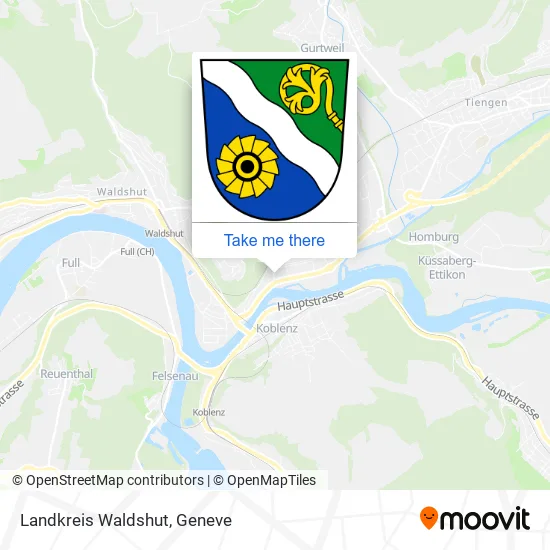 Landkreis Waldshut map