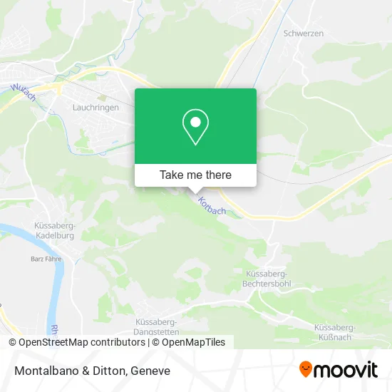 Montalbano & Ditton map