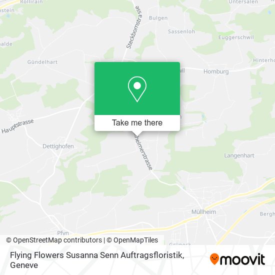 Flying Flowers Susanna Senn Auftragsfloristik map