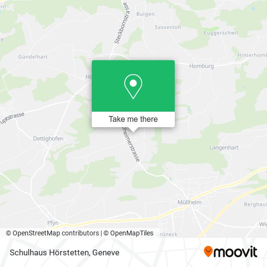 Schulhaus Hörstetten map
