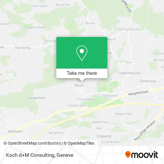 Koch d+M Consulting map
