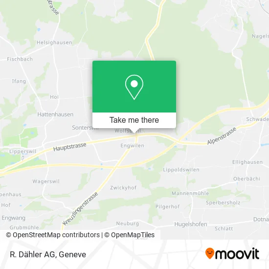 R. Dähler AG map