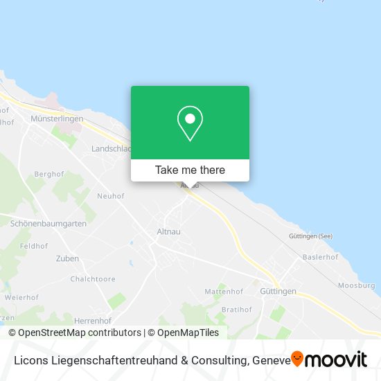 Licons Liegenschaftentreuhand & Consulting map