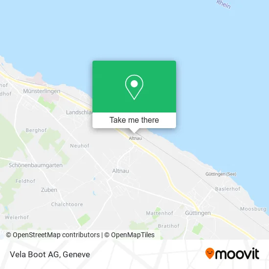 Vela Boot AG map