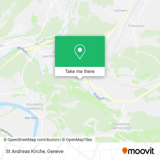 St Andreas Kirche map