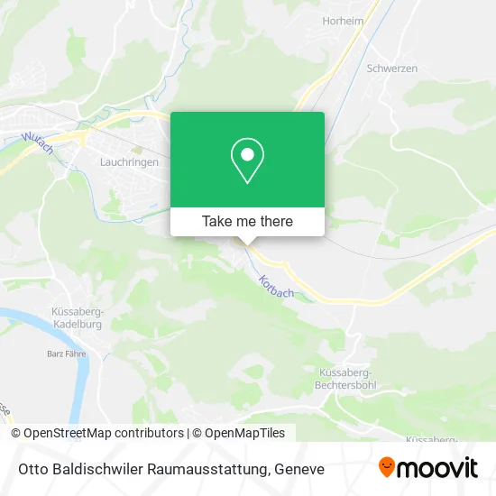 Otto Baldischwiler Raumausstattung map