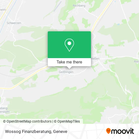 Wossog Finanzberatung map