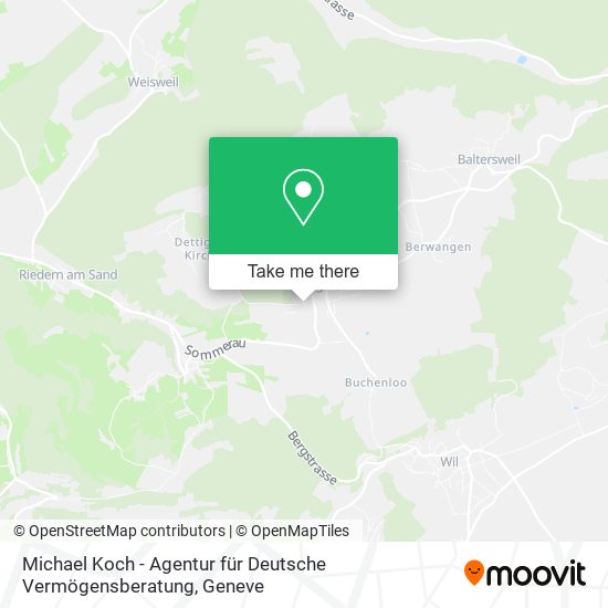 Michael Koch - Agentur für Deutsche Vermögensberatung map