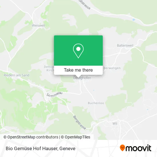 Bio Gemüse Hof Hauser map