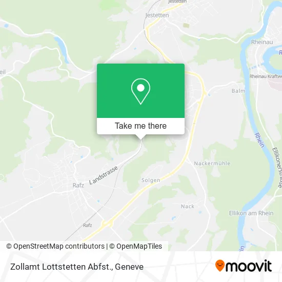 Zollamt Lottstetten Abfst. map