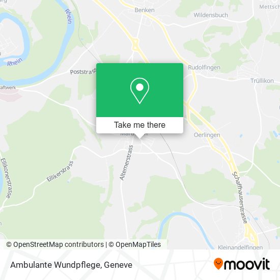 Ambulante Wundpflege map