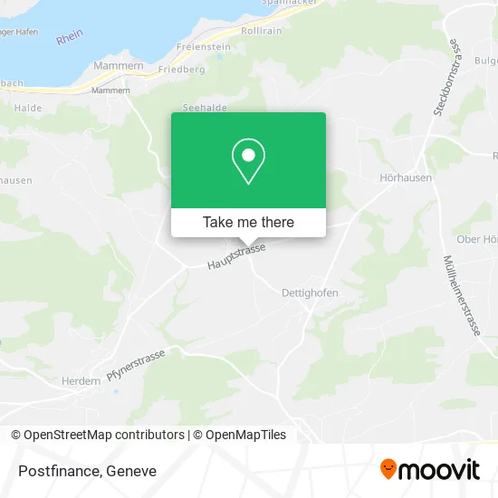 Postfinance map