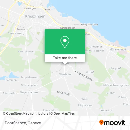 Postfinance map