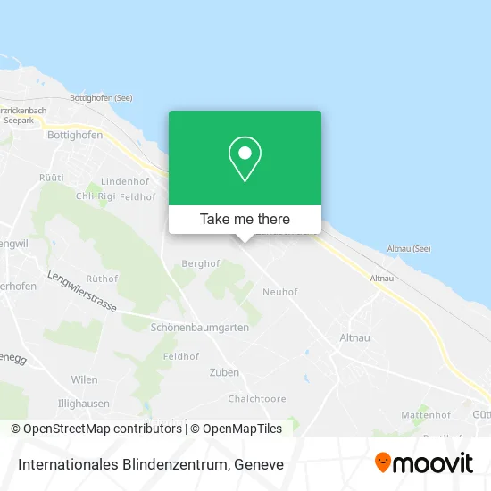 Internationales Blindenzentrum map