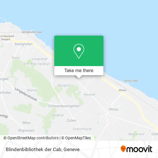 Blindenbibliothek der Cab map