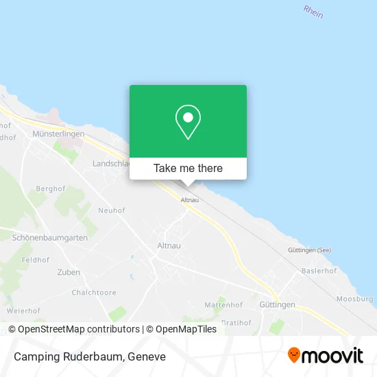 Camping Ruderbaum map