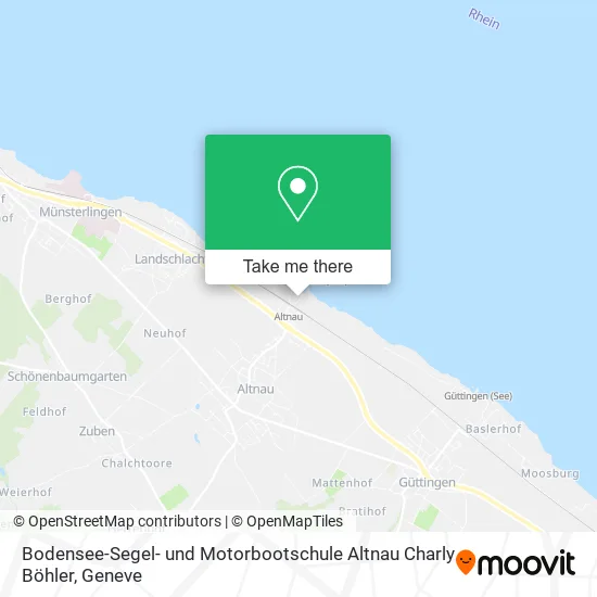 Bodensee-Segel- und Motorbootschule Altnau Charly Böhler map