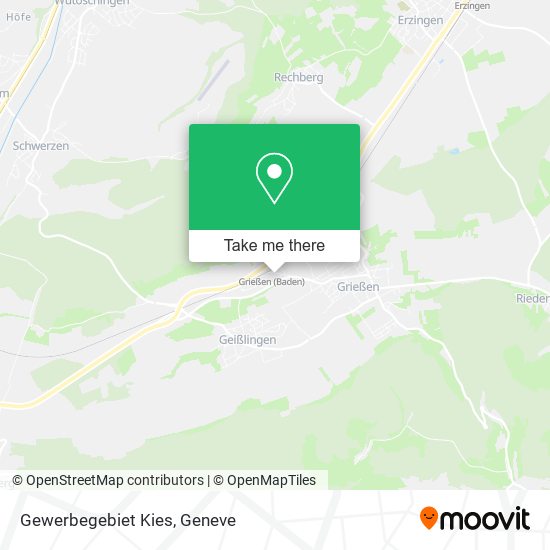 Gewerbegebiet Kies map