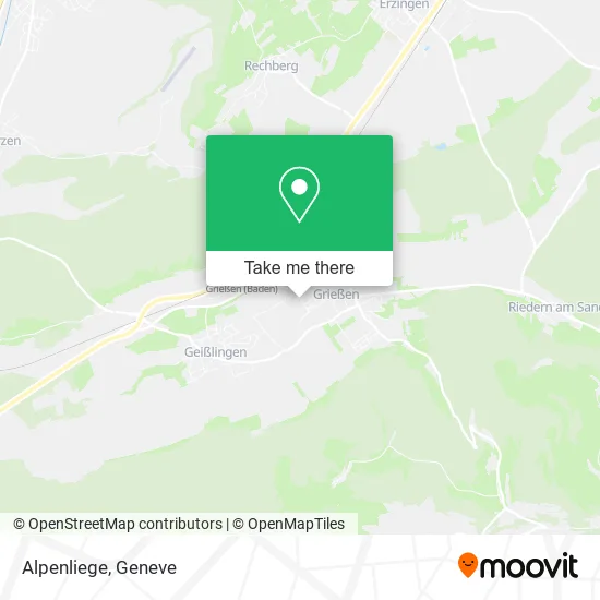 Alpenliege map