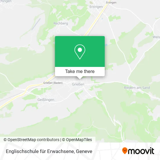 Englischschule für Erwachsene map