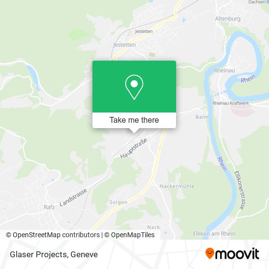 Glaser Projects map