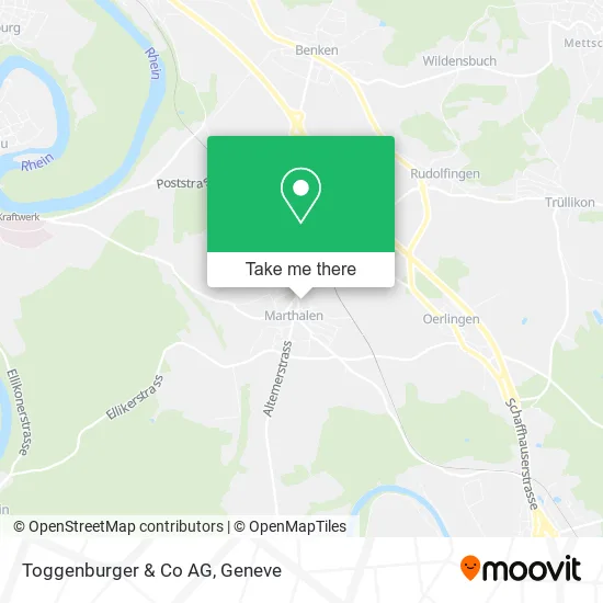 Toggenburger & Co AG map
