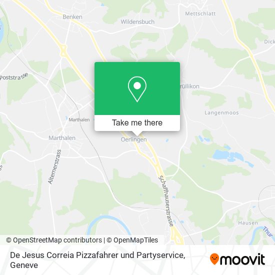 De Jesus Correia Pizzafahrer und Partyservice map