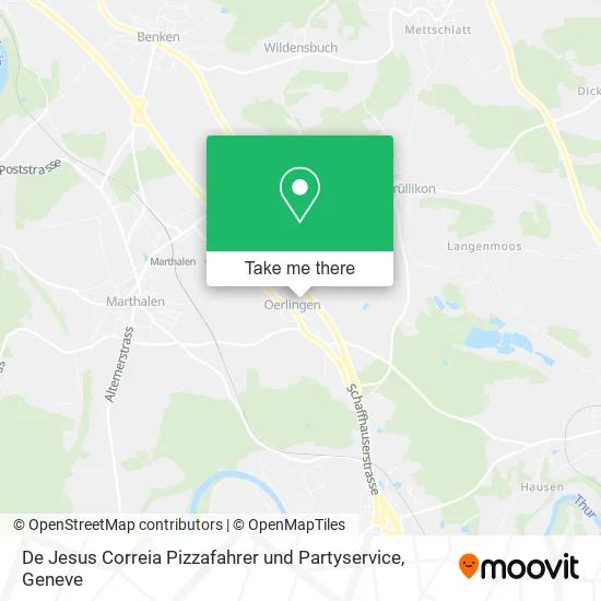 De Jesus Correia Pizzafahrer und Partyservice map