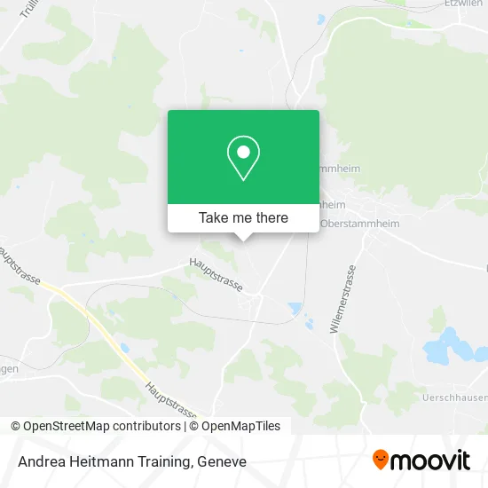 Andrea Heitmann Training map