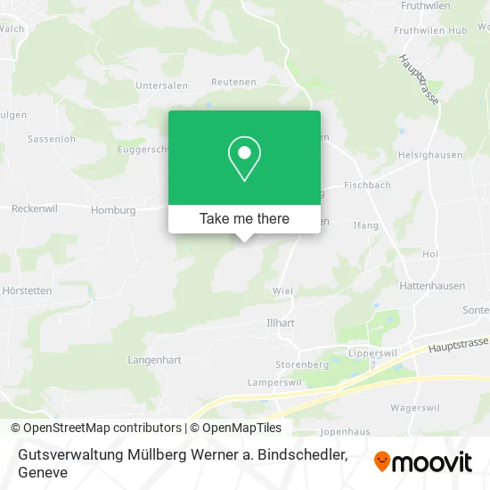 Gutsverwaltung Müllberg Werner a. Bindschedler map