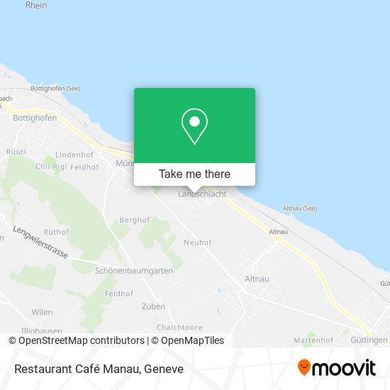 Restaurant Café Manau map