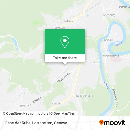 Oase der Ruhe, Lottstetten map