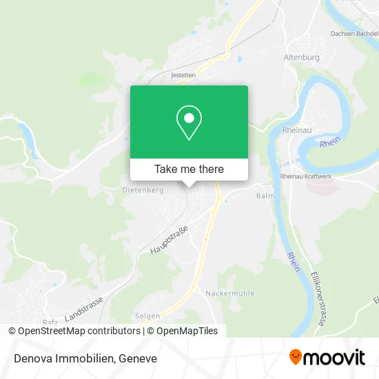 Denova Immobilien map